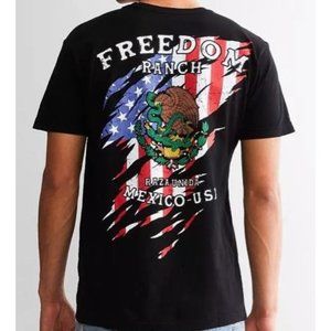 FREEDOM RANCH VIVA THE FLAGS S /S TEE SZ M